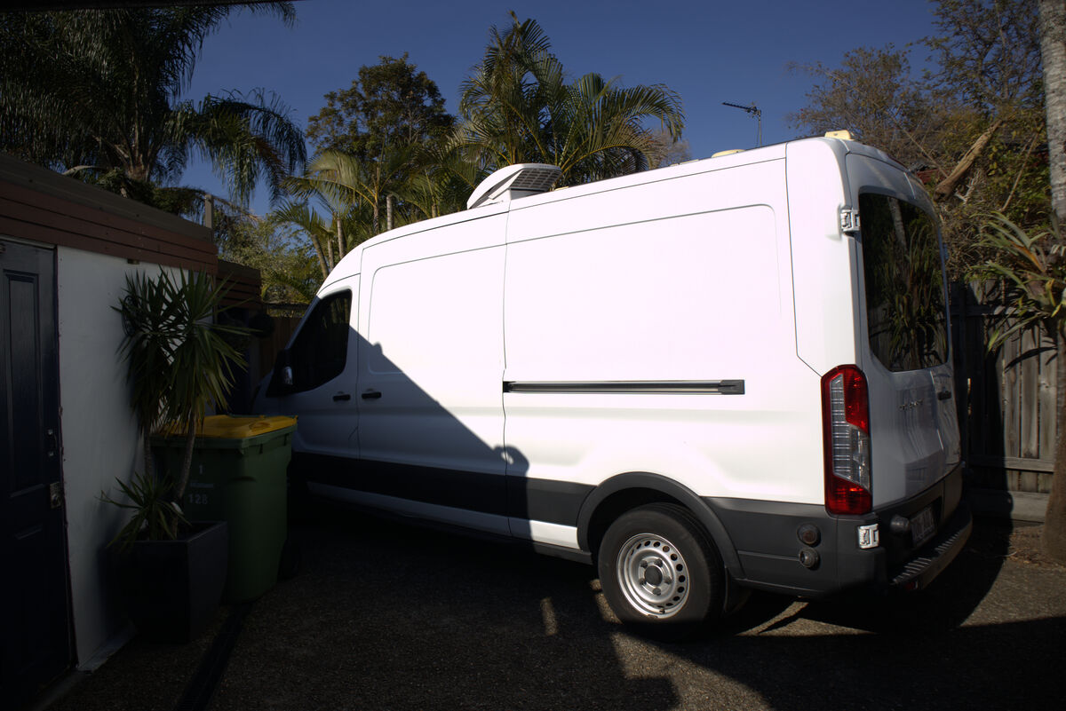 Van exterior side view