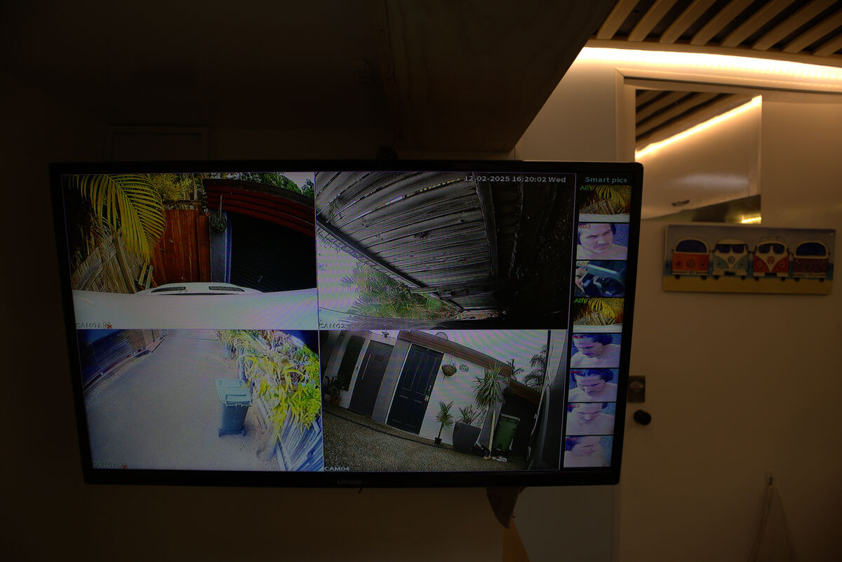 CCTV security camera view