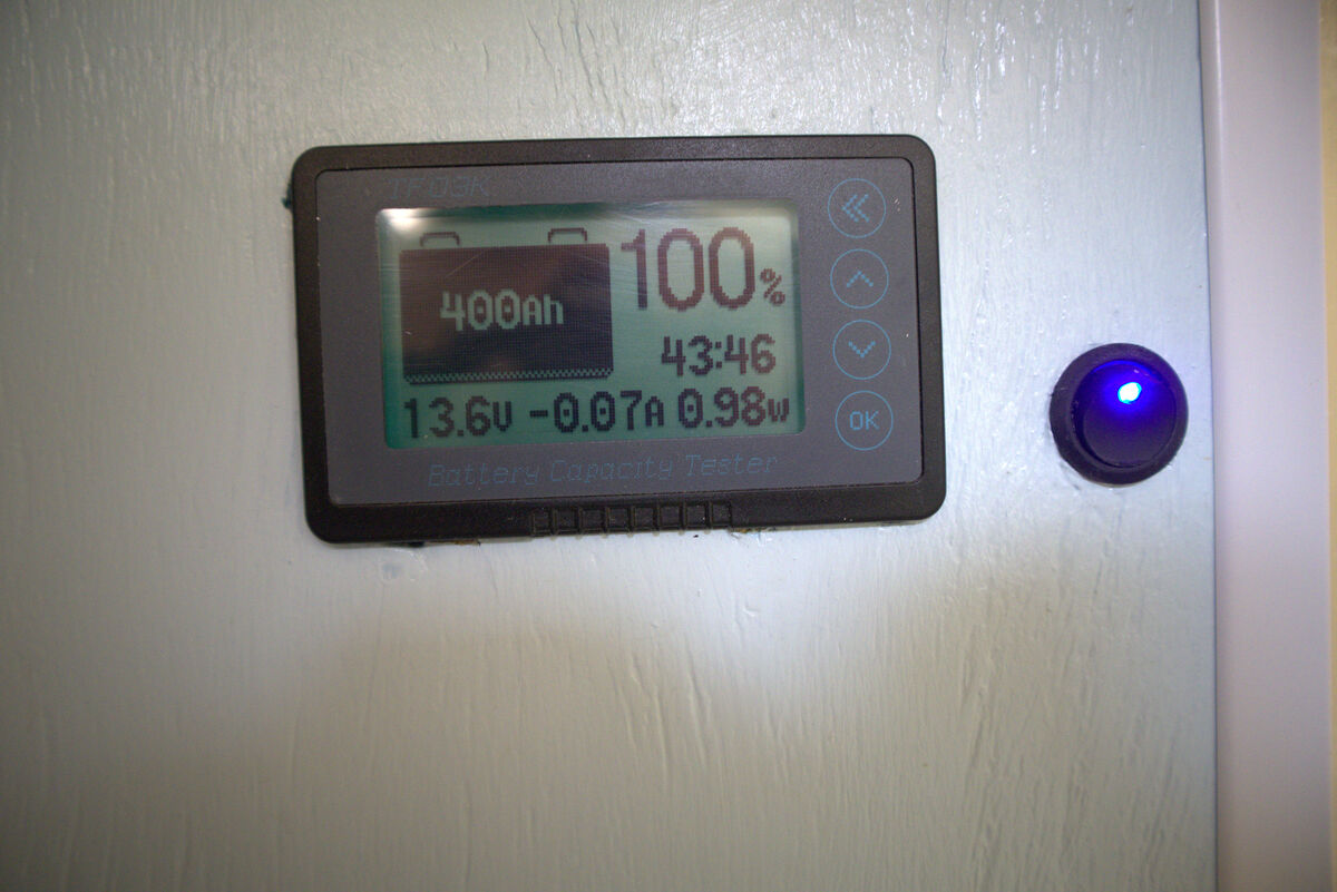 The van interior in full